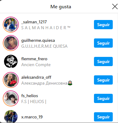 Likes reales instagram